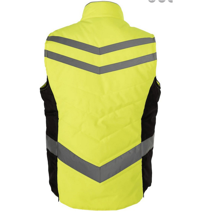 2022 Equisafety Child Reflective Quilted Gilet CHQUILTG - Yellow